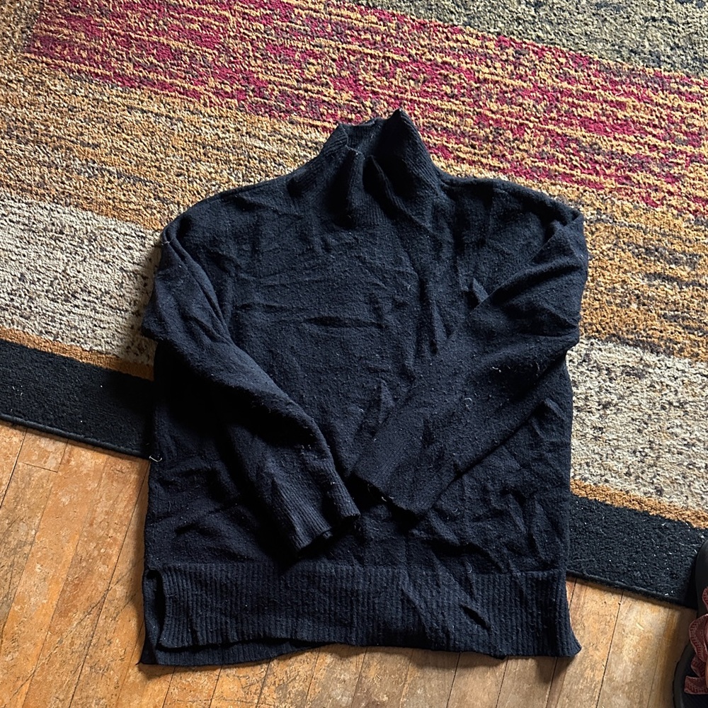 Women’s Black Turtleneck Sweater